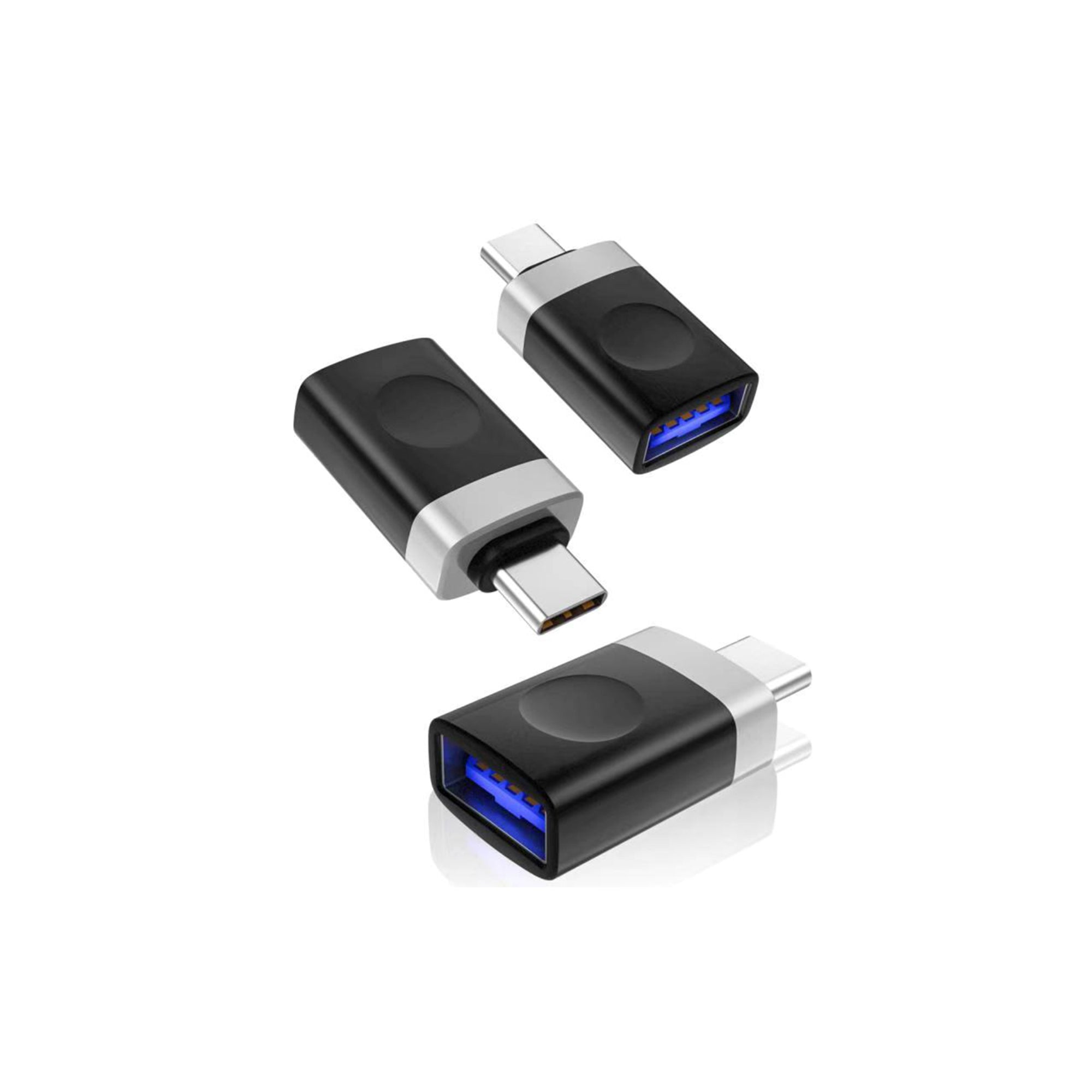 BestWhoop USB C Male to USB 3.0 Female Adapter 3 in 1 Pack