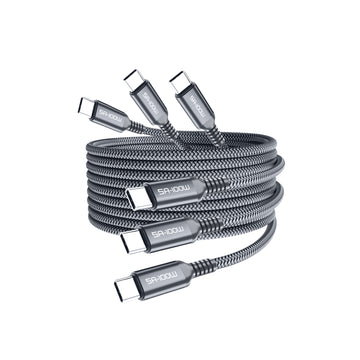 BestWhoop USB C to Type C 100W Cable 3Pack 3.3/6.6/10ft