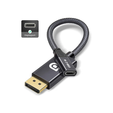 BestWhoop USB-C Female to DisplayPort Male Cable Adapter