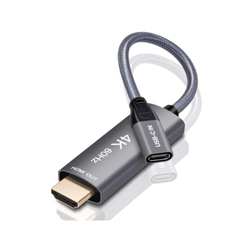 BestWhoop USB-C Female to HDMI Male Cable Adapter
