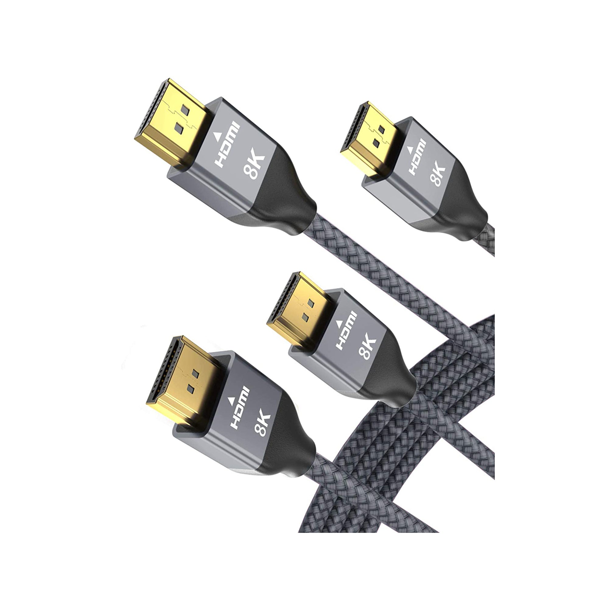 BestWhoop 8K 60Hz HDMI 2.1 Cable [2 in 1 Pack]