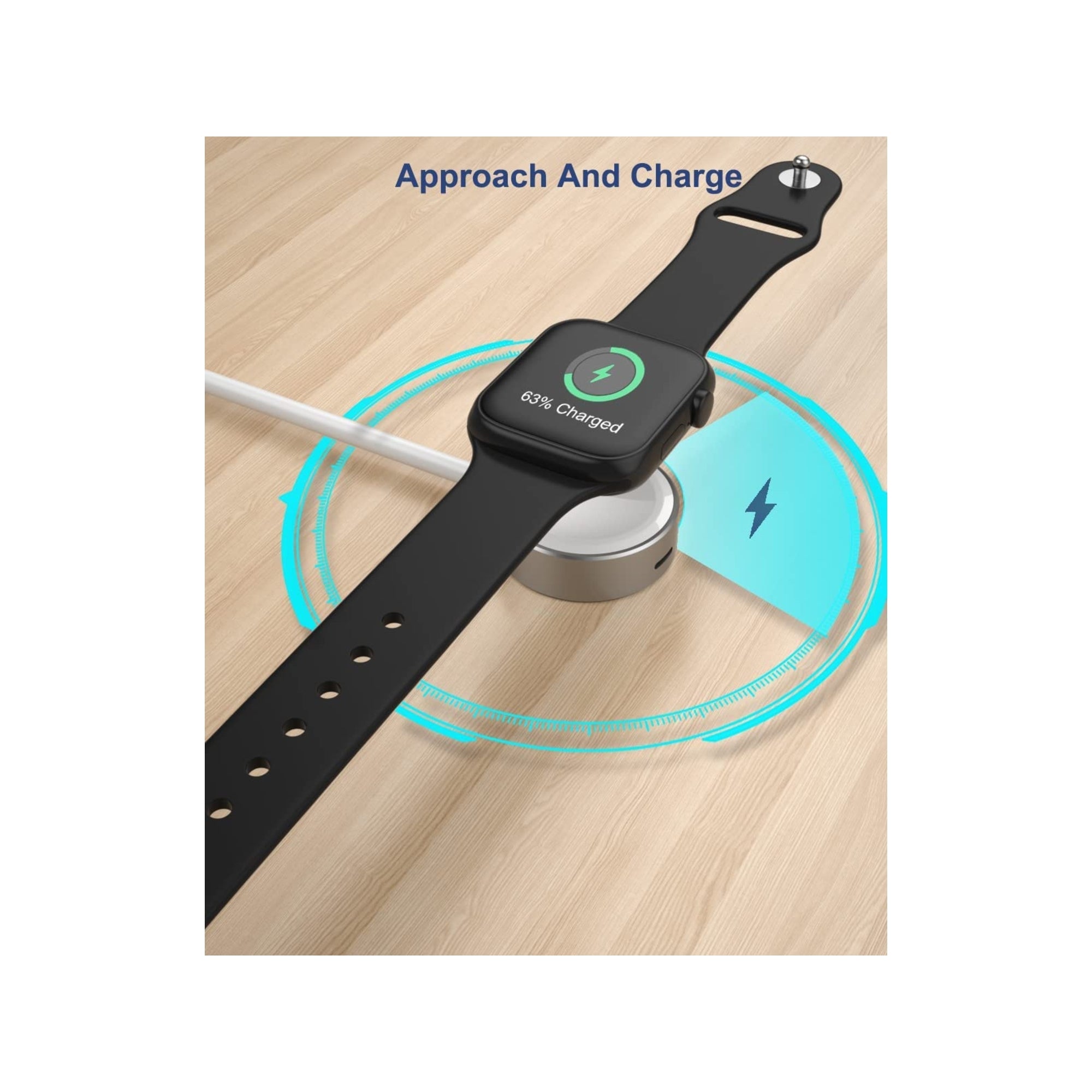 BestWhoop Lightning / USB-C to Apple Watch Series Magnetic Charger Adapter