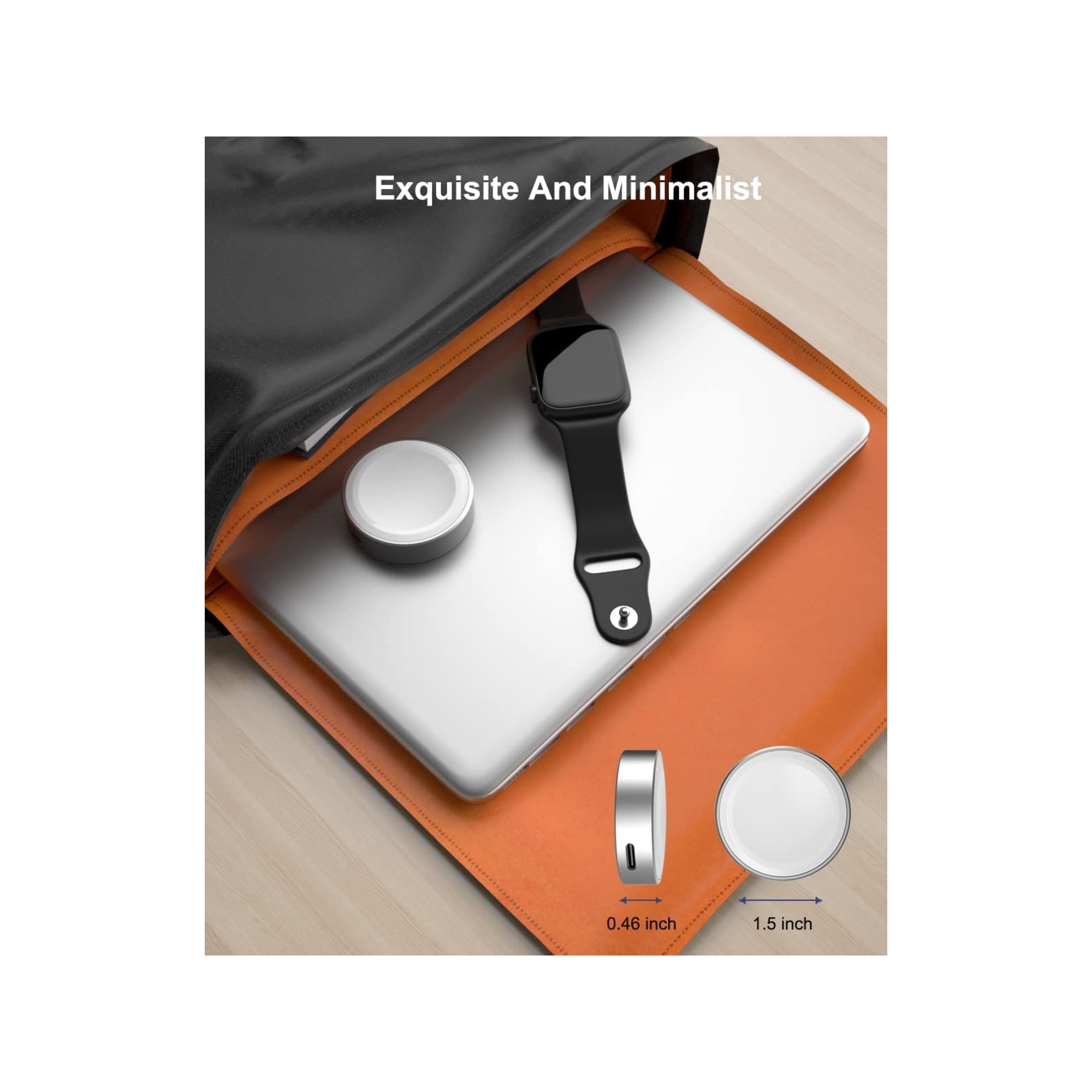 BestWhoop Lightning / USB-C to Apple Watch Series Magnetic Charger Adapter