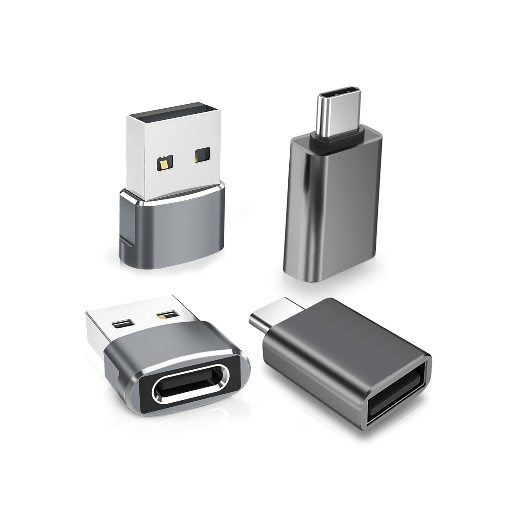 BestWhoop USB to USB C Adapter with C Male to 3.0 Female Charger 4P