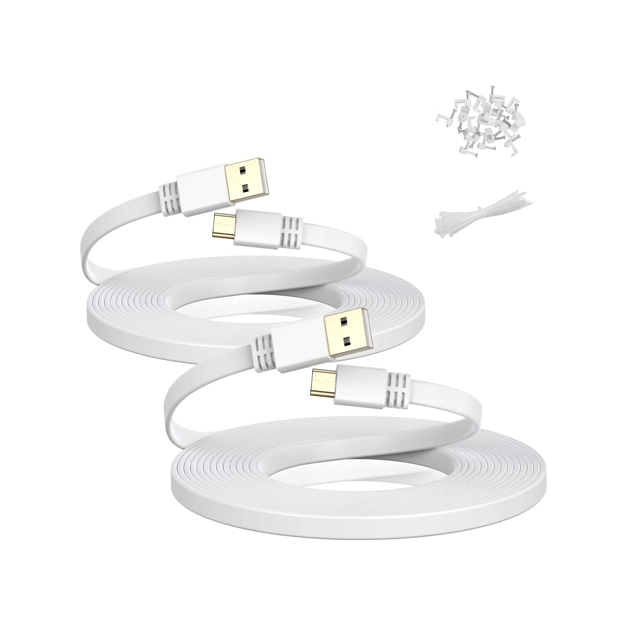 BestWhoop Long Micro USB Power Cable [2 in 1 Pack]