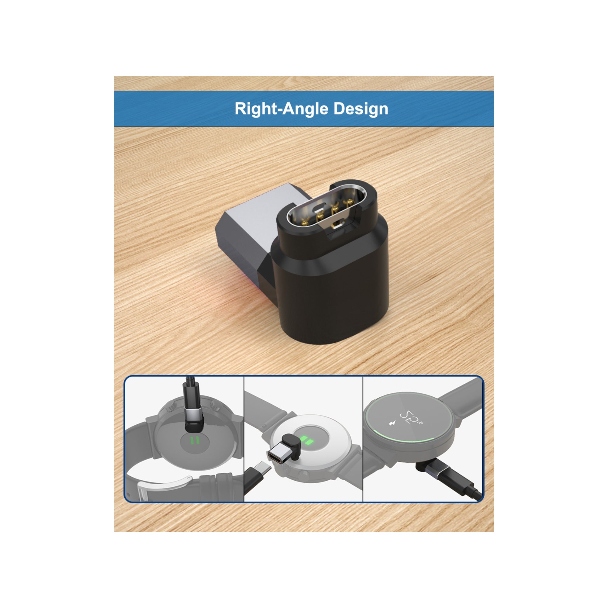 BestWhoop Charger Adapter for Garmin Watch [3 in 1 Pack]